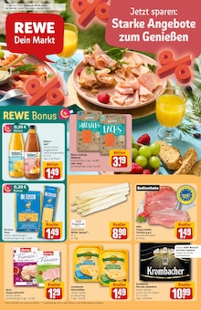 REWE Prospekt der Woche "Dein Markt" Seite 1, 18.05.2026 bis 23.05.2026 für Wiesloch Aktueller REWE Prospekt "Dein Markt" Seite 1 von 35 Seiten für Wiesloch