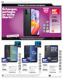 Offre Téléphone Samsung dans le catalogue Carrefour du moment à la page 22