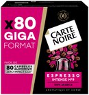 Capsules Nespresso Intense N°9 - CARTE NOIRE en promo chez Lidl Antony à 17,99 €