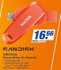 USB-Stick Phone Drive für Android Angebote von SanDisk bei expert Straubing für 16,66 €