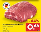 Netto Marken-Discount - Schweine-Nacken/Kamm Angebot im Prospekt Schweine-Nacken/Kamm bei Netto Marken-Discount im Prospekt "" für 0,66 €
