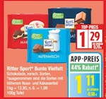 Bunte Vielfalt von Ritter Sport für 1,11 € bei EDEKA im Angebot Bunte Vielfalt von Ritter Sport im aktuellen EDEKA Prospekt