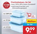 Frischhaltedosen, 3er Set von KITCHEN CLUB im aktuellen Netto Marken-Discount Prospekt