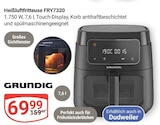 Heißluftfritteuse FRY7320 von Grundig für 69,99 € bei GLOBUS im Angebot Heißluftfritteuse FRY7320 von Grundig im aktuellen GLOBUS Prospekt