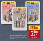 Sticks de saucissons secs à 2,99 € dans le catalogue Aldi