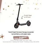 Trottinette électrique Scooter 4 Lite 2nd Gen - XIAOMI en promo chez Fnac Trottinette électrique Scooter 4 Lite 2nd Gen - XIAOMI dans le catalogue Fnac
