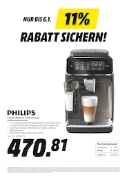 Kaffeevollautomat im MediaMarkt Saturn Prospekt "11% RABATT SICHERN!" auf Seite 6