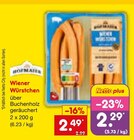 Aktuelle Wiener Würstchen Angebote bei Netto Marken-Discount in Duisburg Aktuelles Wiener Würstchen Angebot bei Netto Marken-Discount in Duisburg ab 2,29 €