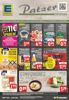 Cola im EDEKA Prospekt "Aktuelle Angebote" mit 24 Seiten (Lünen)