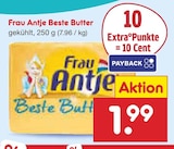 Beste Butter im Angebot bei Netto Marken-Discount in Greifswald Beste Butter Angebote von Frau Antje bei Netto Marken-Discount Greifswald für 1,99 €