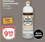 Doppel-Wacholder im Angebot bei GLOBUS in Duisburg Doppel-Wacholder Angebote von Schmittmann bei GLOBUS Duisburg für 9,99 €