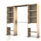 Kit dressing extensible Twin 2 effet chêne Bloom H.200 x L.120-220 x P.45.4cm dans le catalogue Leroy Merlin