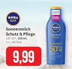 Sonnenmilch Schutz & Pflege Angebote von Nivea bei Kaufhaus Stolz Bremerhaven für 9,99 €