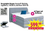 Boxspringbett Bayamo im aktuellen SB Möbel Boss Prospekt