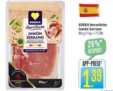 Herzstücke Jamón Serrano Angebote von EDEKA bei Marktkauf Stuttgart für 1,39 €
