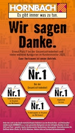 Hornbach Prospekt für Obrigheim: "Wir sagen Danke.", 33 Seiten, 01.10.2025 - 29.10.2025