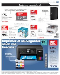 Prix et réduction Disque Dur Externe dans le prospectus Carrefour en cours Offre Disque Dur Externe dans le catalogue Carrefour du moment à la page 7