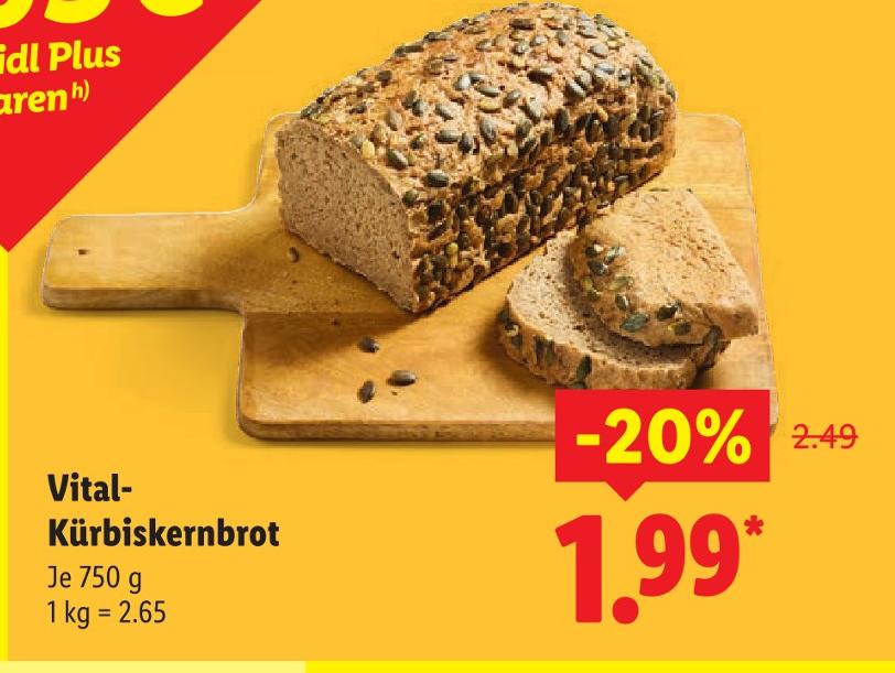 Vital-Kürbiskernbrot