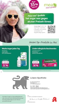 mea - meine apotheke Prospekt der Woche "Unsere Mai-Angebote" Seite 1, 01.05.2026 bis 31.05.2026 für Mönchengladbach Aktueller mea - meine apotheke Prospekt "Unsere Mai-Angebote" Seite 1 von 4 Seiten für Mönchengladbach