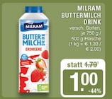 BUTTERMILCH DRINK ERDBEERE im Angebot bei EDEKA in Haltern am See BUTTERMILCH DRINK ERDBEERE Angebote von MILRAM bei EDEKA Haltern am See für 1,00 €