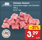 Schinken-Gulasch im Angebot bei Netto Marken-Discount in Villingen-Schwenningen Schinken-Gulasch Angebote von Gut Ponholz bei Netto Marken-Discount Villingen-Schwenningen für 3,29 €