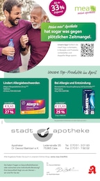 mea - meine apotheke Prospekt für Althengstett mit 4 Seiten mea - meine apotheke Prospekt für Althengstett: "Unsere April-Angebote", 4 Seiten, 01.04.2026 - 30.04.2026