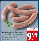 EDEKA Geisingen - Frische grobe Bratwurst Angebot im Prospekt Frische grobe Bratwurst bei EDEKA im Geisingen Prospekt für 9,99 €