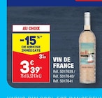 Promo VIN DE FRANCE à 3,39 € dans le catalogue Aldi à Saint-Mihiel