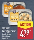 Fertiggericht im ALDI Nord Prospekt Fertiggericht von Speisezeit im aktuellen ALDI Nord Prospekt für 4,79 €