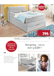Boxspringbett im Polstermöbel Fischer Prospekt "DEUTSCHLANDS BESTER FISCHER PREIS" auf Seite 7