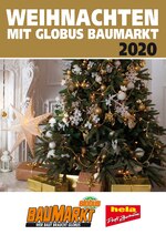 Globus-Baumarkt Prospekt für Stuttgart mit 16 Seiten Globus-Baumarkt Prospekt für Stuttgart: "Weihnachten mit Globus Baumarkt 2020", 16 Seiten, 21.10.2020 - 31.12.2020