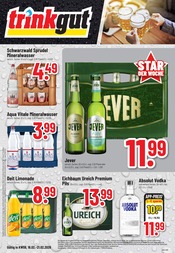 Trinkgut Supermarkt Prospekt der aktuellen Woche mit 8 Seiten, gültig von 16.02.2026 bis 21.02.2026, in Meckesheim und Umgebung Aktueller Trinkgut Supermarkt Prospekt in Meckesheim und Umgebung, "Aktuelle Angebote" mit 8 Seiten, 16.02.2026 - 21.02.2026
