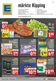 EDEKA Hennef Prospekt der aktuellen Woche, gültig von 03.08.2026 bis 08.08.2026 Aktueller EDEKA Hennef Prospekt "Aktuelle Angebote" mit 24 Seiten
