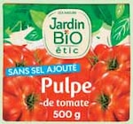Pulpe de tomate - JARDIN BIO en promo chez Intermarché Pulpe de tomate - JARDIN BIO dans le catalogue Intermarché