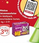 Katzennassfutter im Angebot bei GLOBUS in Rostock Katzennassfutter Angebote von Whiskas bei GLOBUS Rostock für 3,99 €