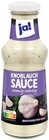 Chili oder Knoblauch Sauce von ja! für 0,99 € bei REWE im Angebot Chili oder Knoblauch Sauce von ja! im aktuellen REWE Prospekt