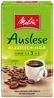 Auslese Kaffee im REWE Prospekt Auslese Kaffee von Melitta im aktuellen REWE Prospekt für 3,77 €