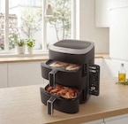 Friteuse à air chaud 2 zones superposées - SILVERCREST en promo chez Lidl Rouen à 79,00 €