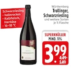 Trollinger, Schwarzriesling und weitere Sorten von Württemberg im aktuellen EDEKA Prospekt