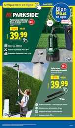 Prix et réduction Taille-Haie dans le prospectus Lidl en cours Offre Taille-Haie dans le catalogue Lidl du moment à la page 67