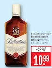 Finest Blended Scotch Whisky im Angebot bei Marktkauf in Friedrichshafen Finest Blended Scotch Whisky Angebote von Ballantine's bei Marktkauf Friedrichshafen für 10,99 €