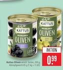 Hojiblanca Oliven ohne Stein (schwarz) im Angebot bei Marktkauf in Ludwigsburg Hojiblanca Oliven ohne Stein (schwarz) Angebote von Kattus bei Marktkauf Ludwigsburg für 0,99 €