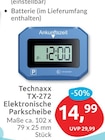 TX-272 Elektronische Parkscheibe von Technaxx für 14,99 € bei budni im Angebot TX-272 Elektronische Parkscheibe von Technaxx im aktuellen budni Prospekt