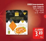 Genussmomente Lachs-Carpaccio von EDEKA für 3,49 € bei Marktkauf im Angebot Genussmomente Lachs-Carpaccio von EDEKA im aktuellen Marktkauf Prospekt
