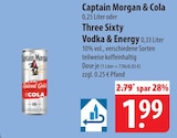 Aktuelles Captain Morgan & Cola Angebot bei famila Nordost in Neumünster ab 1,99 €