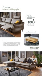 Ecksofa im Polstermöbel Fischer Prospekt "Exklusives Wohndesign." auf Seite 4