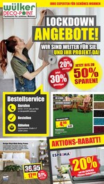 Wülker Deco-Point Prospekt für Minden mit 10 Seiten Wülker Deco-Point Prospekt für Minden: "LOCKDOWN ANGEBOTE!", 10 Seiten, 29.05.2021 - 27.06.2021