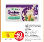 Promo Blédiner croissance céréales et légumes variés à 0,72 € dans le catalogue Intermarché à Toucy