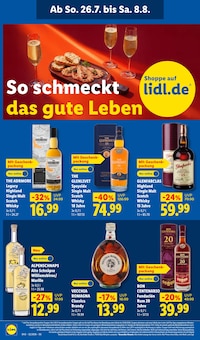 Schnaps im aktuellen Lidl Prospekt (Köln) Schnaps im Lidl Prospekt "LIDL LOHNT SICH" mit 69 Seiten (Köln)