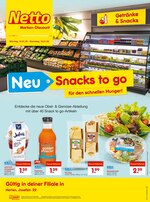 Netto Marken-Discount Prospekt "Snacks to go für den schnellen Hunger!", 2 Seiten, für Haltern am See, 13.01.2020 - 18.01.2020 Netto Marken-Discount Prospekt "Snacks to go für den schnellen Hunger!", 2 Seiten, für Haltern am See, 13.01.2020 - 18.01.2020